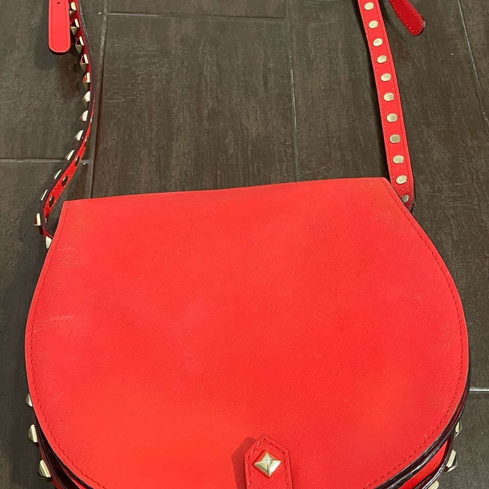 Rebecca Minkoff Red Crossbody Bag with Accents